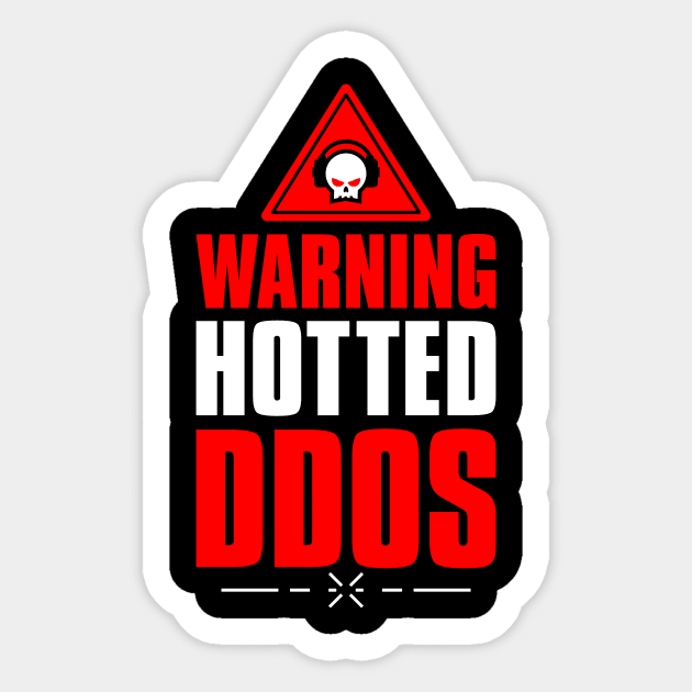 Hotted DDOS Sticker by Hotted